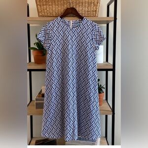 J. McLaughlin A-Line Knit Ponte Stretch Dress | Size S | Pockets